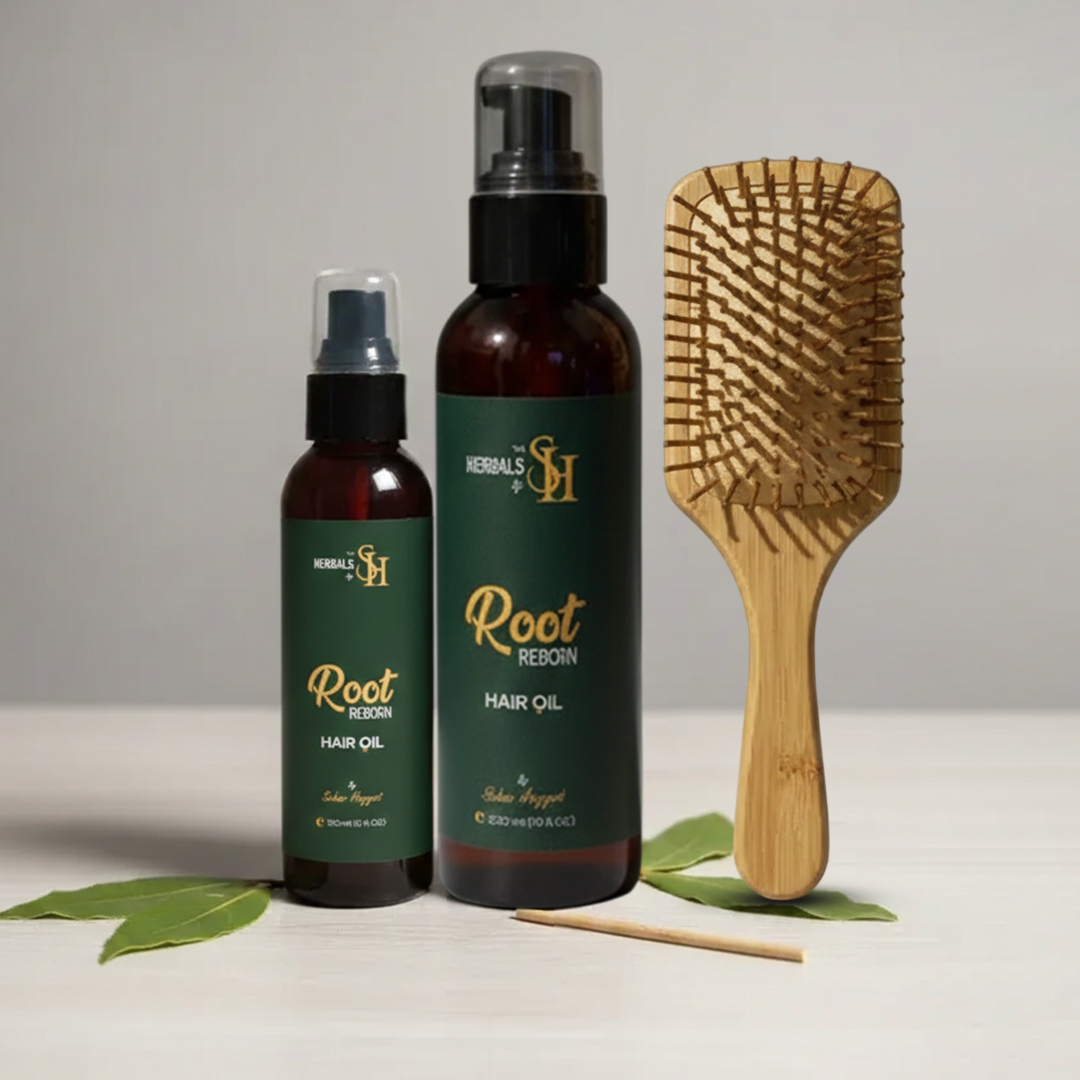 Root Reborn Hair Care Trio (300ml + 150ml + Brush)