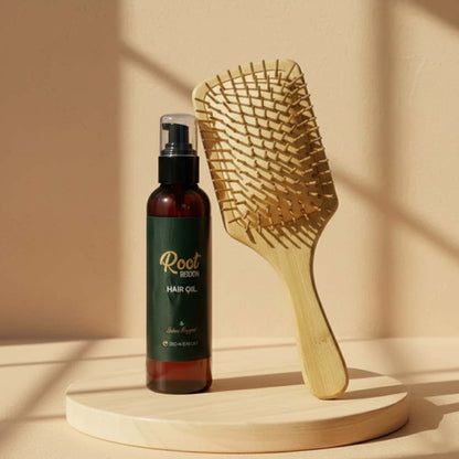 Root Reborn Hair Care Duo (150ml Oil + Brush)