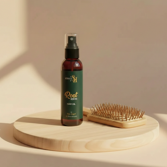 Root Reborn Hair Care Duo (300ml Oil + Brush)